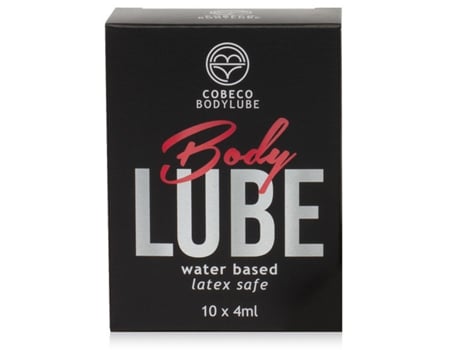 Lubrificante COBECO Base Águra Latez Safe 10 x 4ml