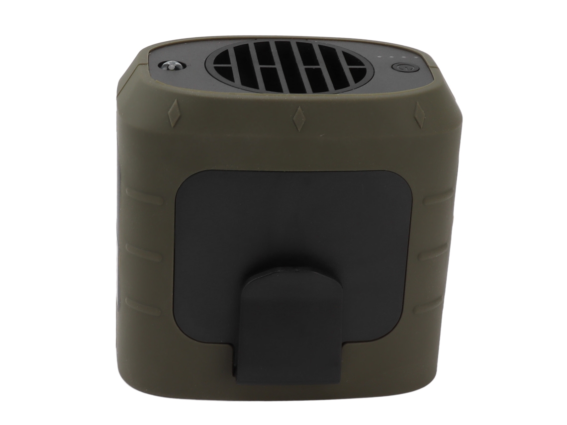 Ventilador Portátil Colar 3 Velocidades Luz Led Bateria Externa