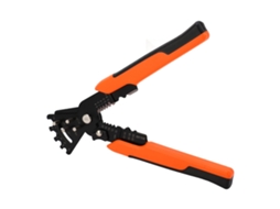 Alicates Laxiscreed Multi-funcionais Para Desencapar, Cortar E Separar Cabos Laranja Vermelho