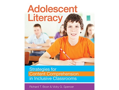Livro Adolescent Literacy de Richard T Boon (Inglês)