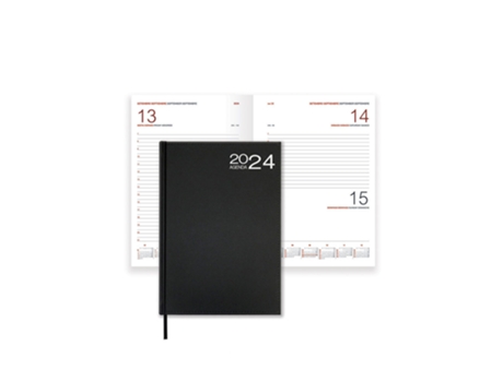 Agenda FIRMO Diária Orion 140 X 210 Mm Preto - 2024