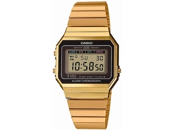 Relógio Digital CASIO Mulher (Aço - Dourado)