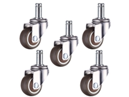 Eforçados Para Cadeiras De Escritório, Rodízios Gira, 38 Mm, 50 Mm, Borracha, Giratórios, 360 Graus