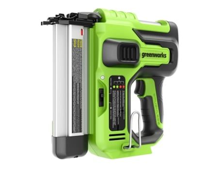 Agrafadora GREENWORKS GD24BN (Preto - Verde)