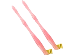 Conjunto De 2 Porta-canetas Angulares Em Resina Com Alça Metálica Ajustável, Ideais Para Adultos, Estudantes E Para Escrita À Mão.