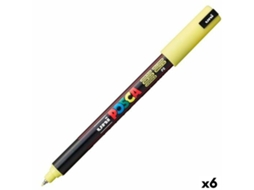 Rotuladores POSCA Pc-1Mr Amarelo 6 Unidades