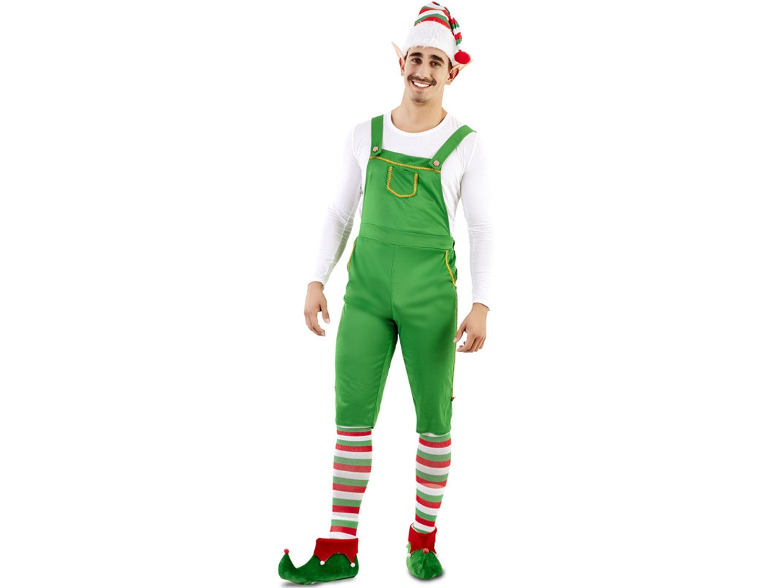 Fato de Homem EUROCARNAVALES Duende Verde Com Chapéu (S )