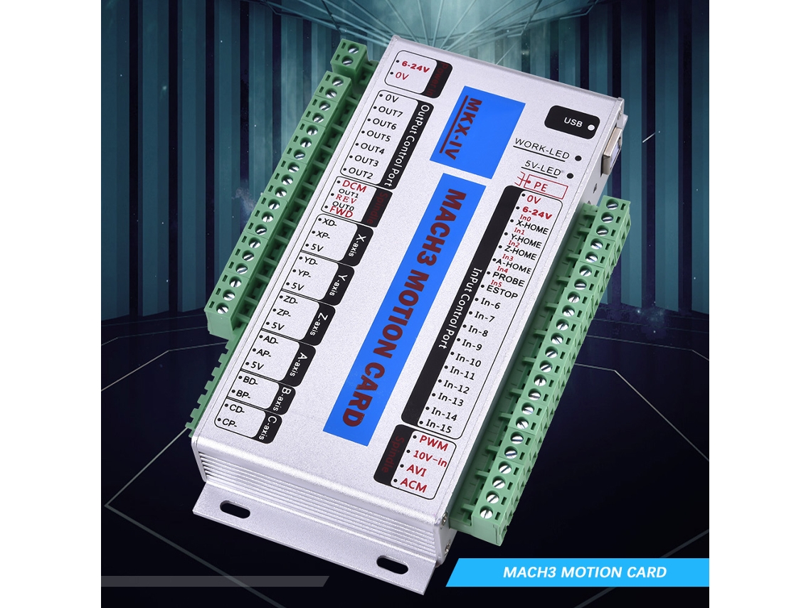 Placa Breakout Cnc 3 Eixos Usb Mach3 2000khz