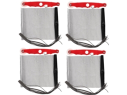 Conjunto De 4 Peças De Tela Mosquiteira Para Janelas E Telas De Reposição
