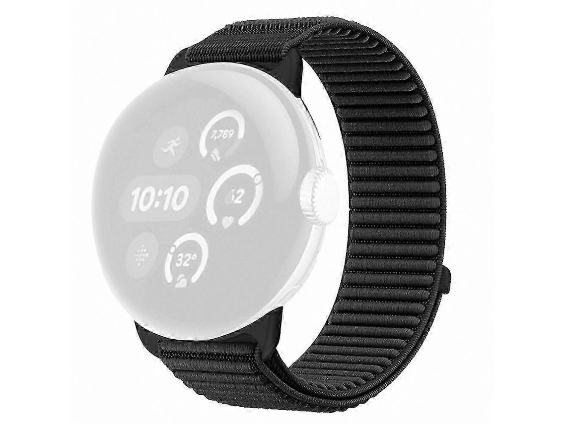 Pulseira De Nylon Trançado Para Smartwatches De 45 Mm Com Fecho De Velcro.