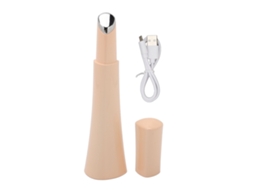 Massageador ocular recarregável via USB com LED para olheiras.