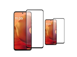 Kit 2 Vidros Premium Full Cover Phonecare Para Motorola Moto E15