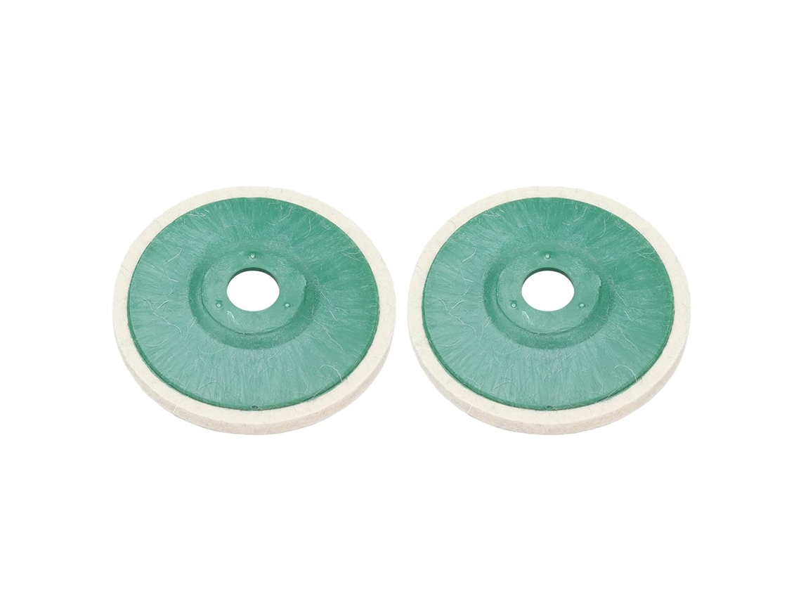 Disco De Polimento Feltro Lã 5 Polegadas, Conjunto De Rodas Desbaste Duráveis Para Polir Superfícies Metal E Pedra, Para