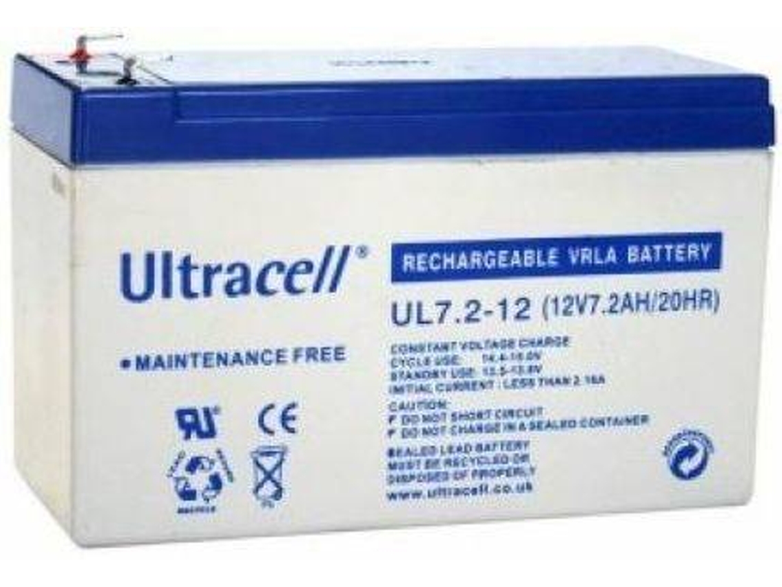 Bateria ULTRACELL Chumbo 12V 7.2Ah