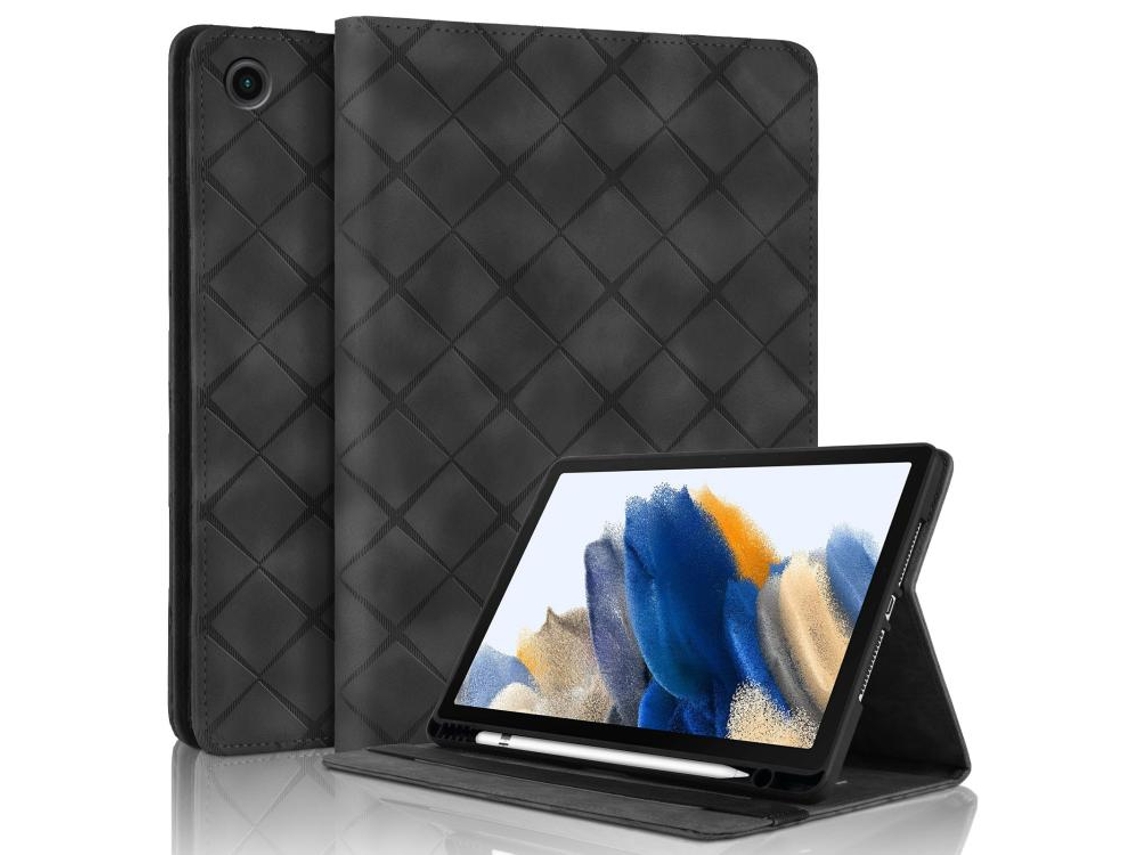 Capa Para Samsung Galaxy Tab A9+/a11+ Com Relevo Em Losango