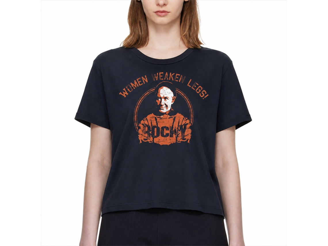 Rockinstone Rocky Movie Lookout Navy Adult T-shirt Unique Designer Style