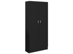 Book Cabinet, Book Cabinets Vidaxl Preto Madeira Processada (n/a)