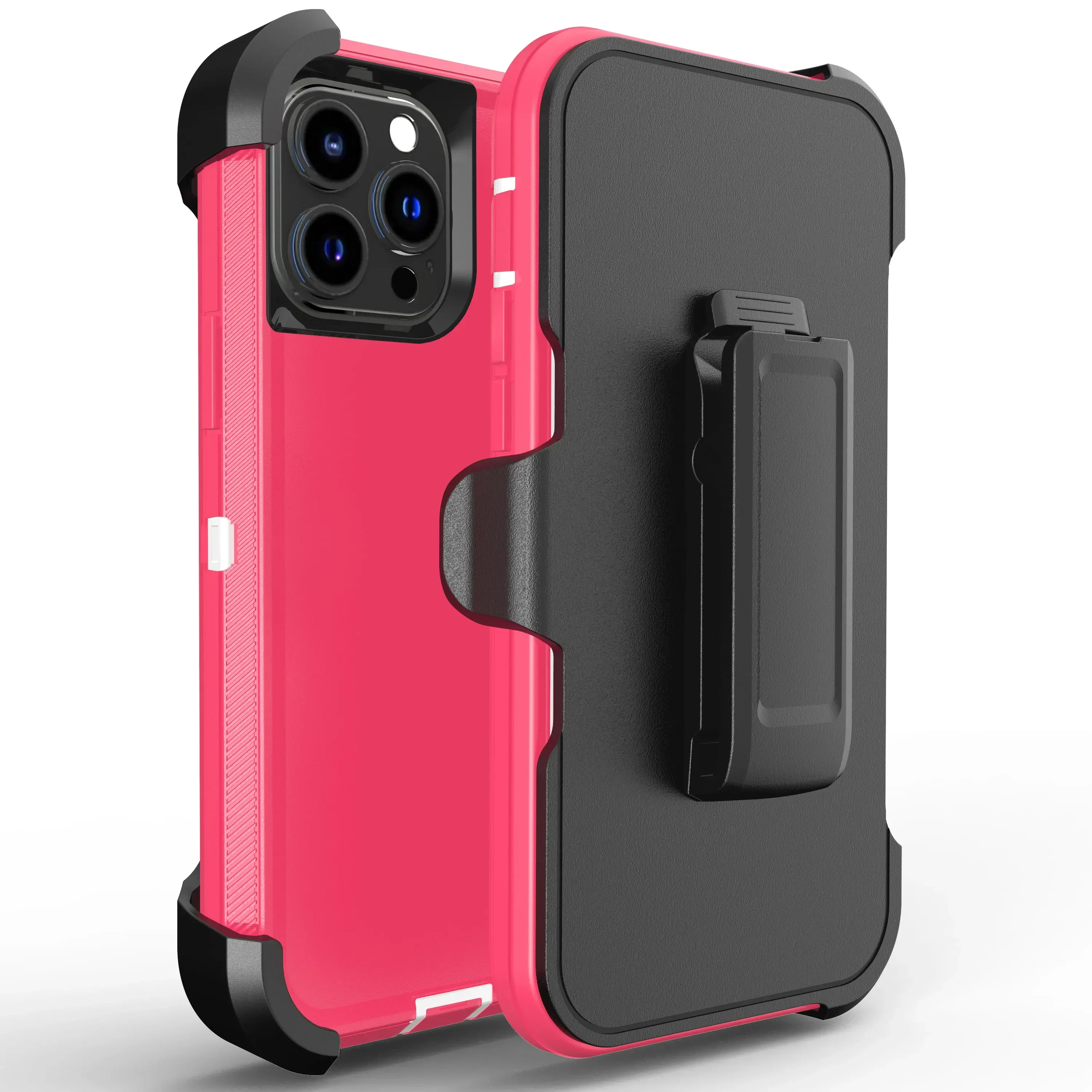 (rosa, Iphone 12) Capa Para Celular, Estrutura Macia, Com Clipe Para Alça, Capa Protetora Rígida.