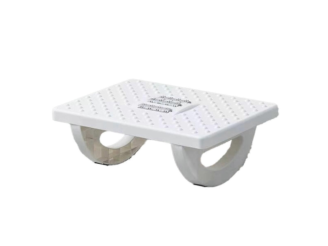 Apoio Para Os Pés Ergonômico Com Rolos De Massagem, Branco