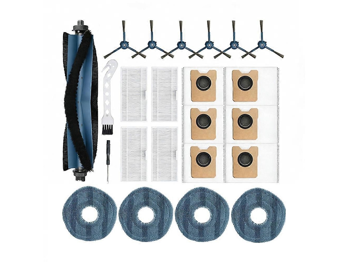 For Eufy Omni C20 Robot Vacuum Cleaner Part Main Brush Side Brush Hepa Filter Mop Cloth Dust Bag Accessories Replacement