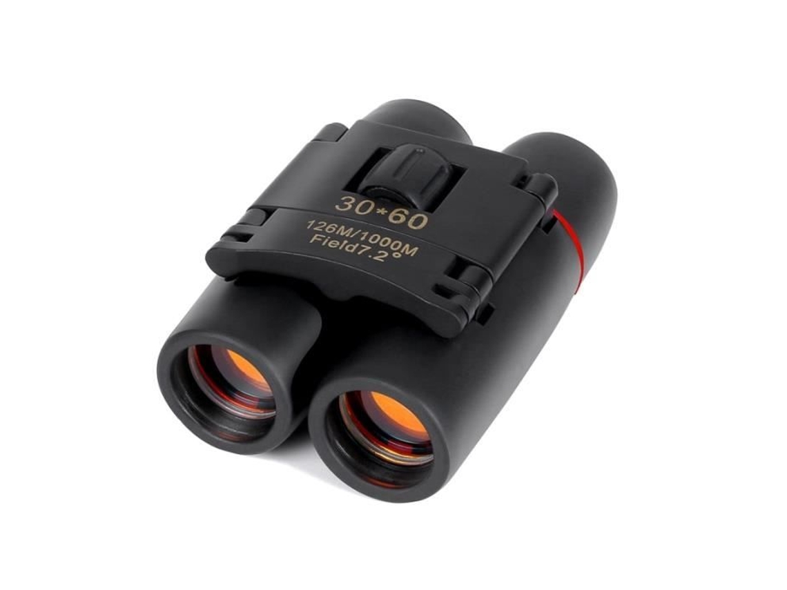 Binóculos Dobráveis com Telescópio com Zoom 30X60 e Visão Noturna com Pouca Luz para Caça de Pássaros Ao Ar Livre