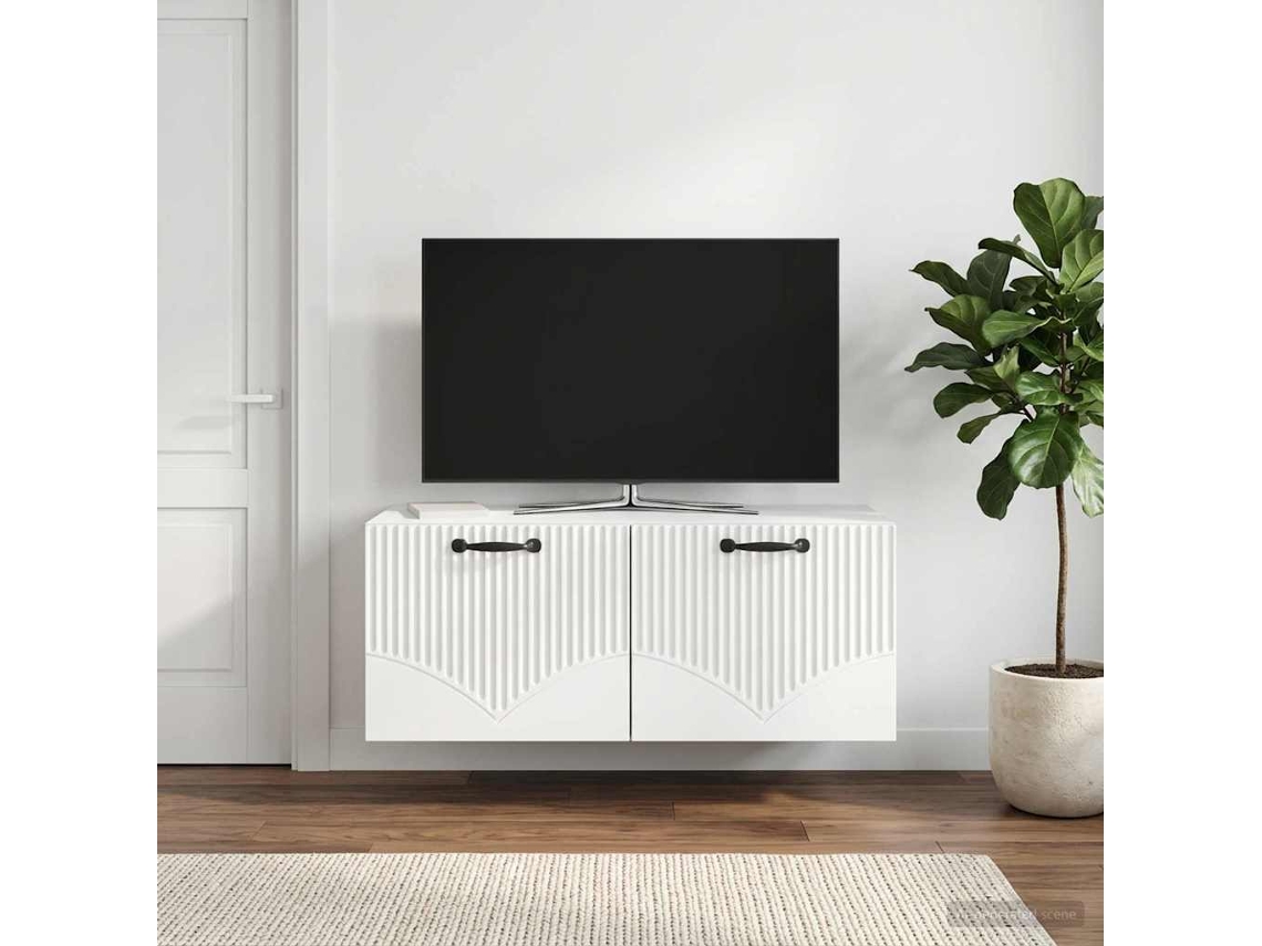 Vidaxl Gabinete De Tv De Parede Branco 78,5 X 31 X 30 Cm