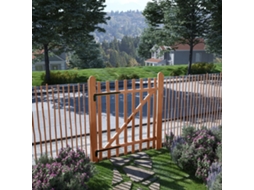 Vidaxl Portão Para Cerca 1 Pc 100x120cm Madeira De Aveleira Impregnada