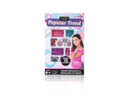 Pulseira Diy Infantil Contas Brincar Criativo