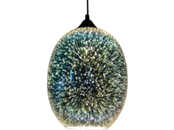 Luminã¡ria De Teto De Fogos De Artifã­cio Em 3d, Altura Ajustã¡vel, Design Prata Moderno,multi Oem