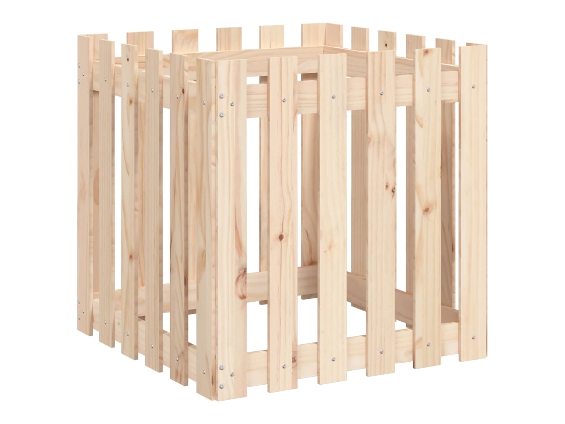 Garden Planter, Garden Planters Vidaxl Marrom Madeira De Pinho (60 X 60 X 60 Cm)
