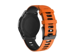 Bracelete Pioneer para Garmin Forerunner 255 Laranja e Preto
