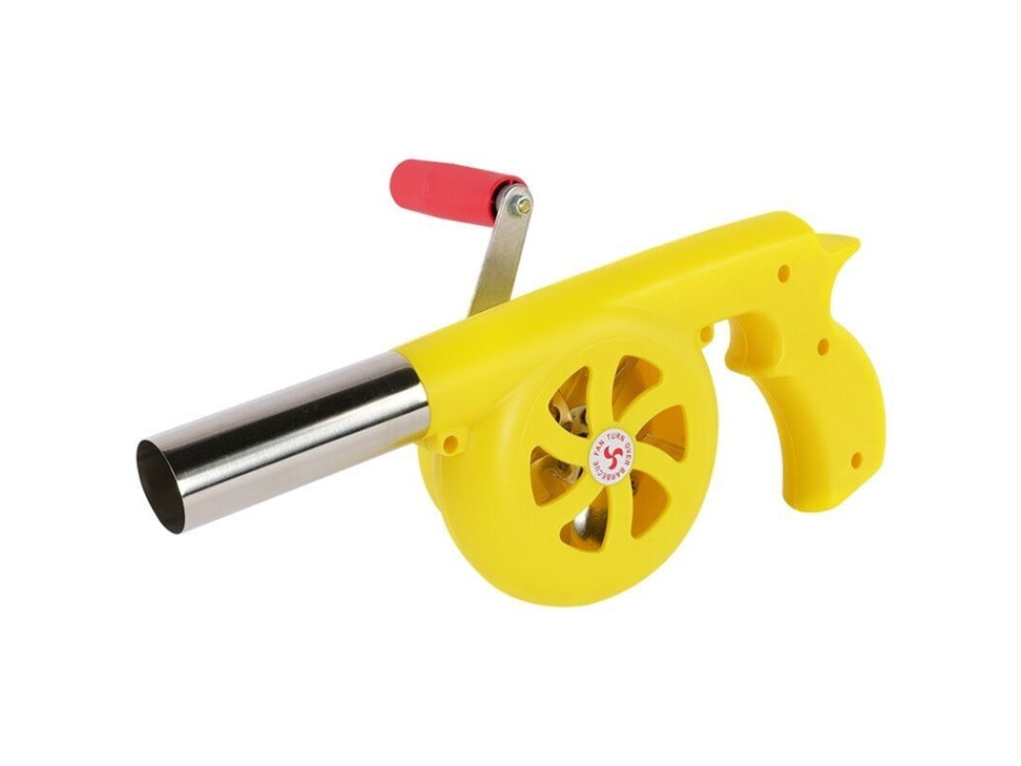 Queimador Manual Para Piquenique, Churrasco, Soprador Manual Aquaforge (amarelo)