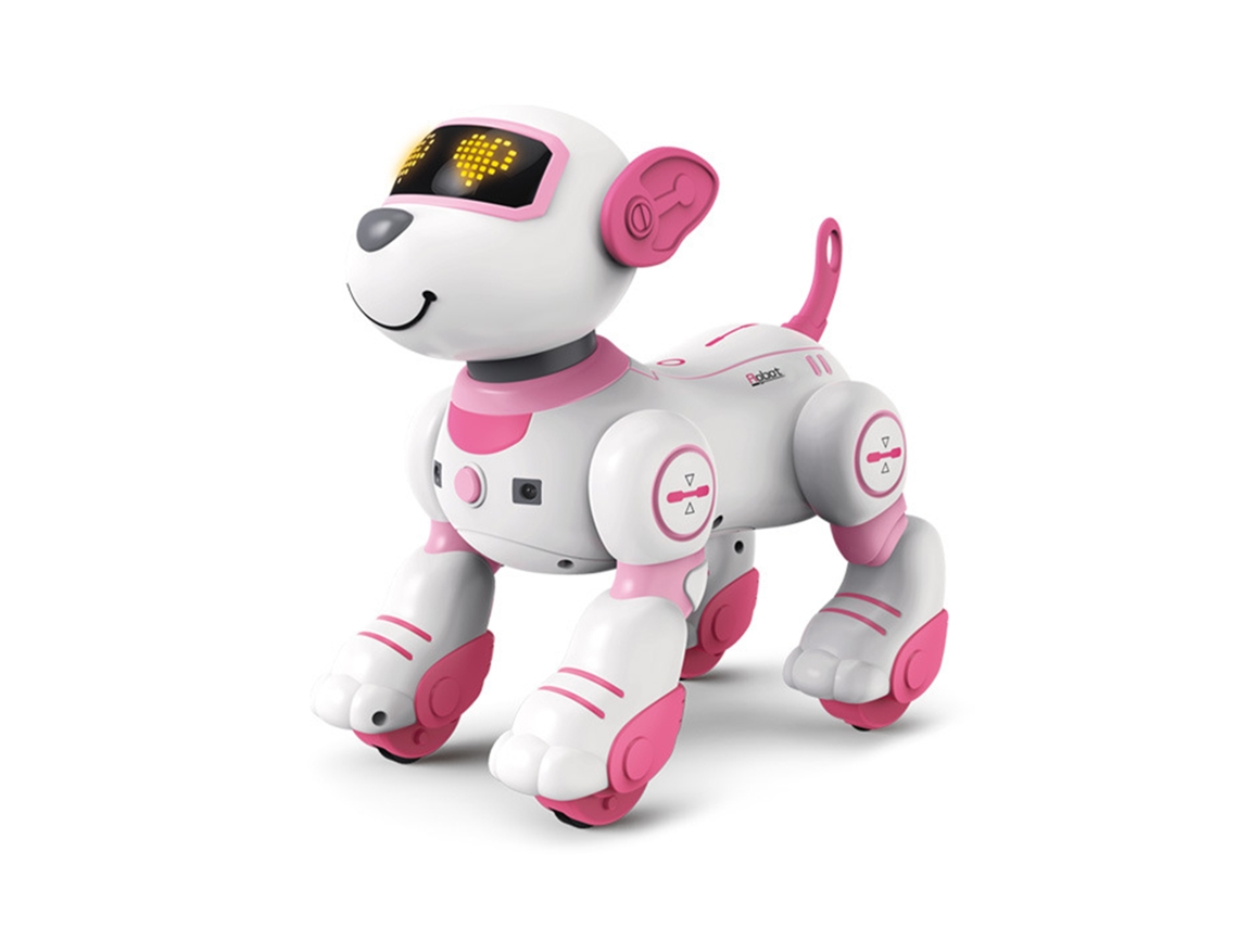 Robô Controle Remoto Com Dança, Música, Luzes, Programável, Brinquedo Para Crianças Meninas Meninos Rosa