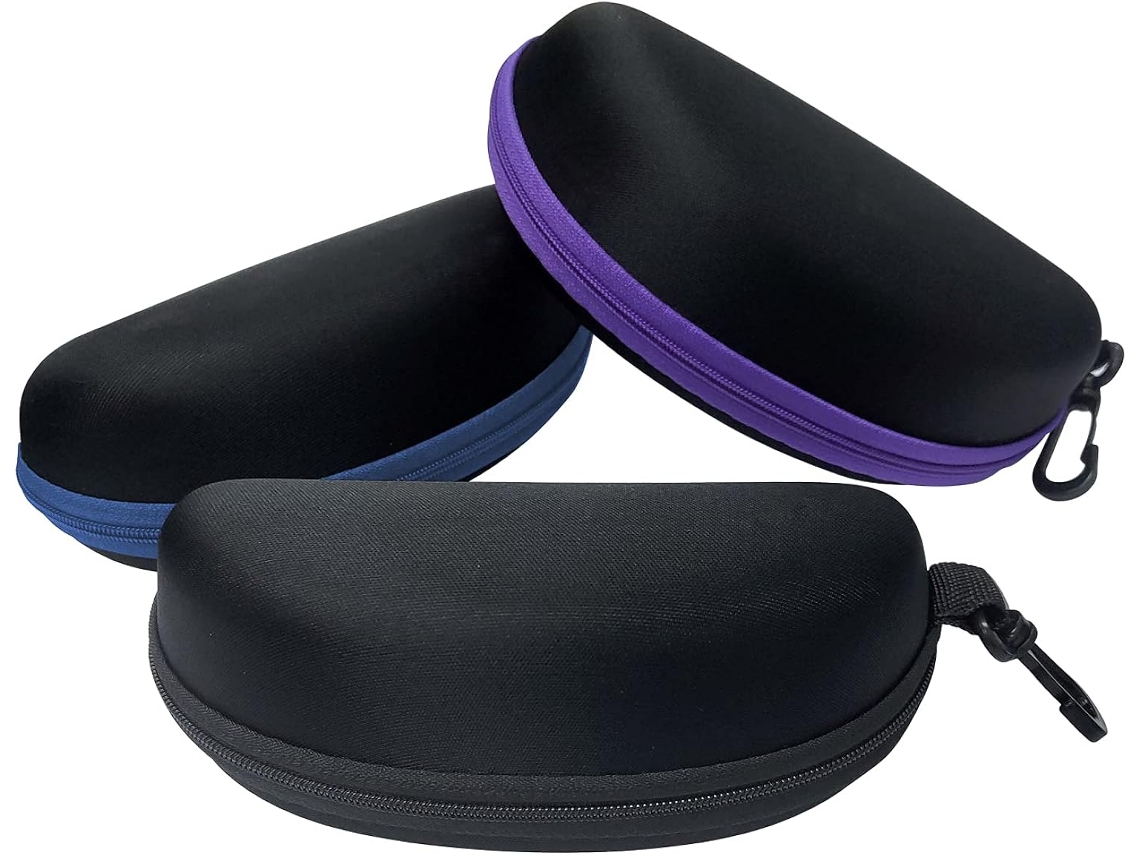 Conjunto de 3 Estojos para Óculos de Sol, Unissex, Tamanho Ideal para Viagens AQUAFORGE