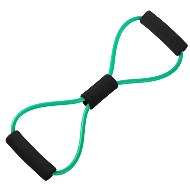 Faixa Elástica De Treinamento Resistência Para Yoga, Corda Tração Academia E Fitness, Expansor Peito Com 8 Palavras, Mangueira Mus-aquaforge