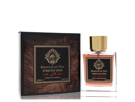 Perfume Masculino Minister Of Oud Strictly Oud FRAGRANCE WORLD Extrait de Parfum 3.4 Oz For Men 100 Ml