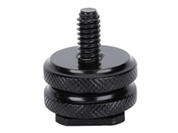 Adaptador De Parafuso De Tripé 1/4" Y 3/8" Para Apoio De Zapata Quente Para Câmera E Videocâmera