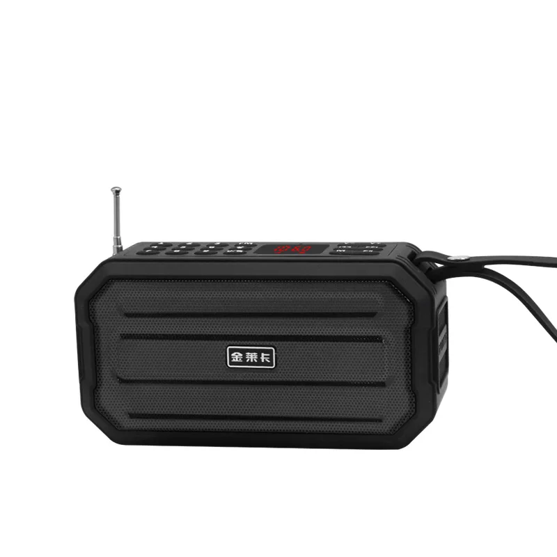 Rádio FM Retrô Caixa de Som Bluetooth com Leitor de Cartão Tf/Usb e Fone MDUG