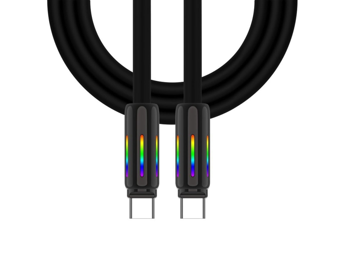 Cabo De Silicone Usb-c Para Com Carregamento Rápido, 5a, 100w, 240w,