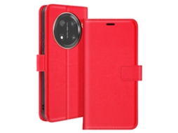 Correia Fecho Proteção Pulso Para Honor Honor Magic 7 Lite Mayaxess Pele Vermelho