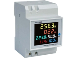 Medidor De Energia Monofásico, Medidor Digital De Eletricidade Ca 40 300 V 100 A, Wattímetro De Trilho Din, Voltímetro E Amperímetro De Kwh Brilvibera