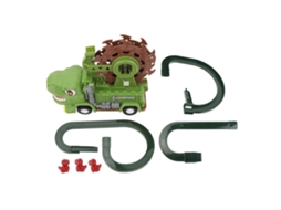 Primerox conjunto de Pista de Carro Dinossauro com Som Luz Bateria Brinquedo para Crianças