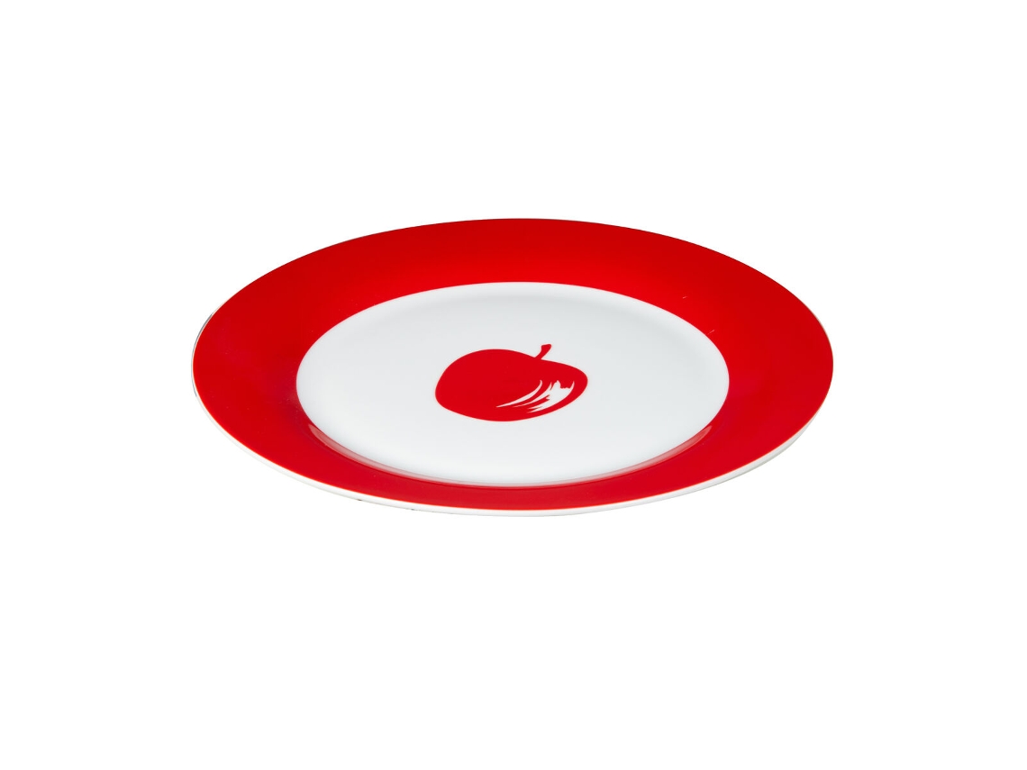 Conjunto de Louça BENETTON Fruits Vermelho Porcelana 4 Peças