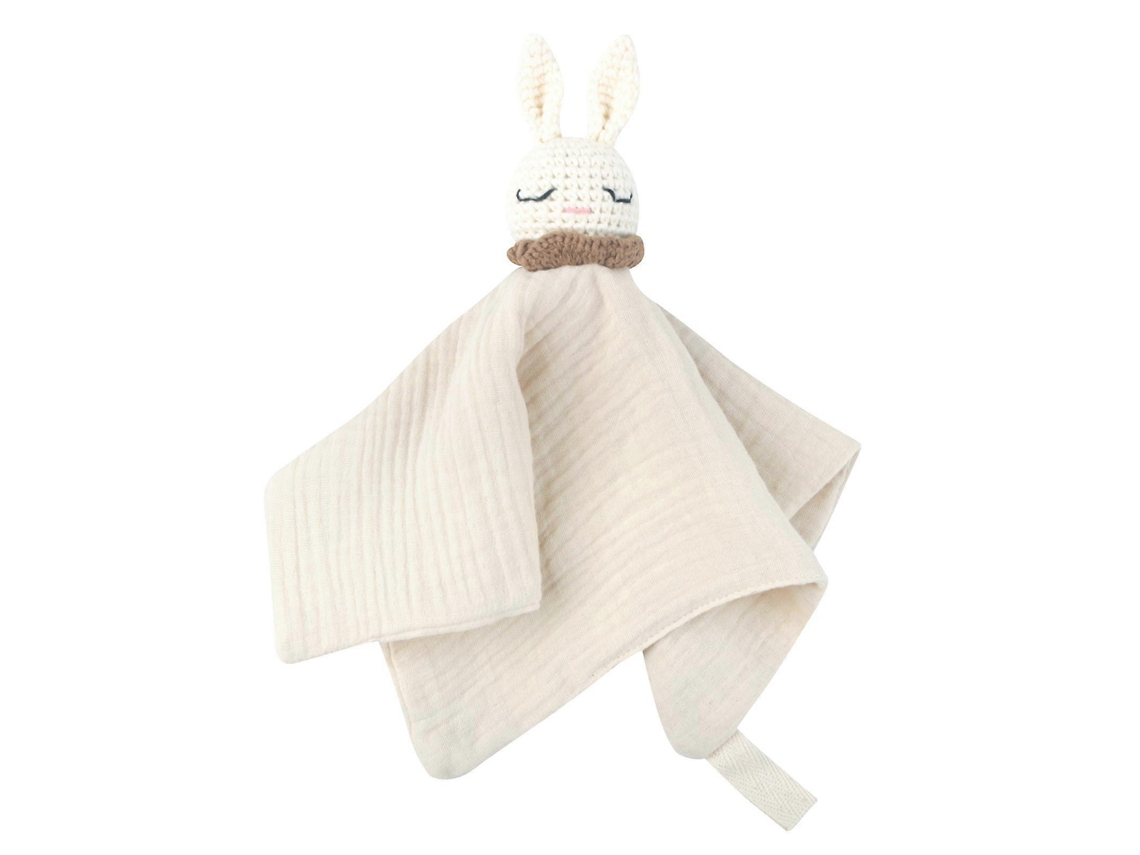 Babador para Chupeta Infantil, Babador para Acalmar ou Humor, Cobertor de Segurança Com Pingente de Coelho para Meninos E Meninas, Lenço Multifuncional