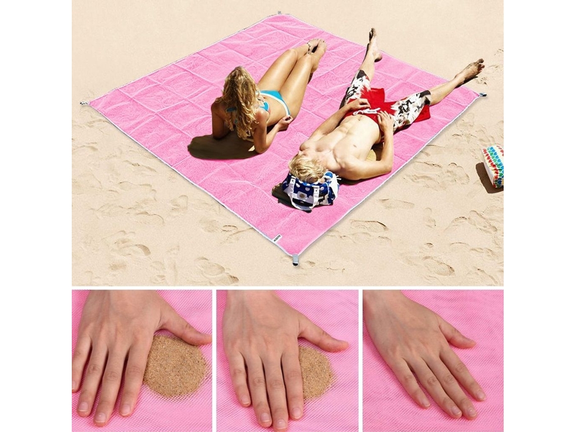 Tapete de Praia Sem Areia 2 X 2m, Rosa AQUAFORGE
