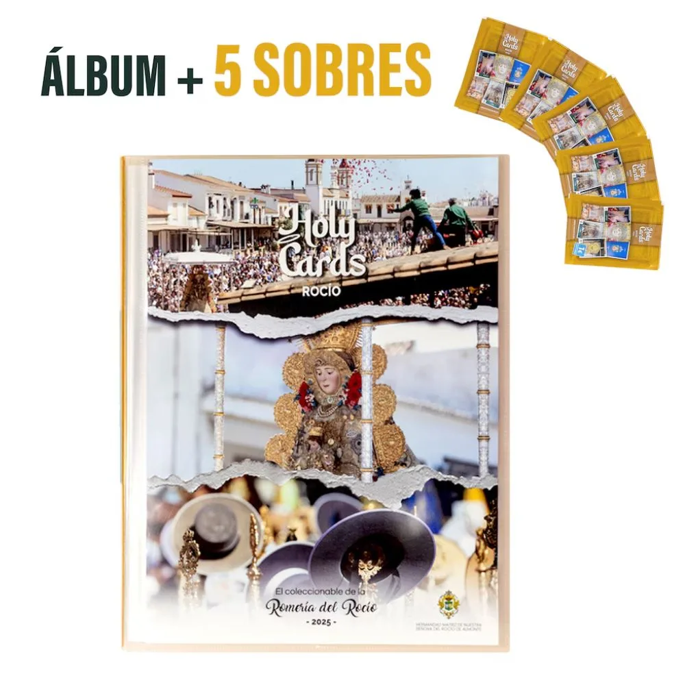 Álbum Holycards Rocío 2025 Con 5 Sobres De Regalo 67580 Holycardsp25