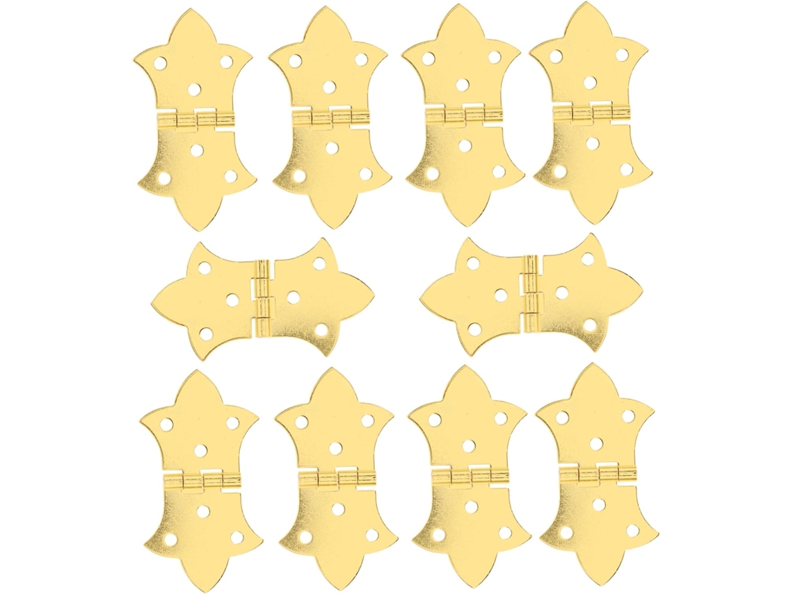Conjunto De 10 Dobradiças Decorativas Para Móveis E Armários, Estilo