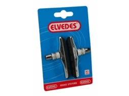 Par de calços de travão e suporte de alumínio para calços de travão ELVEDES V-type