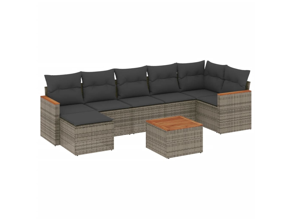 Garden Sofa Set, Garden Sofa Sets Vidaxl Cinzeto Rattan / Vime (n/a)
