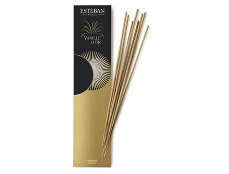 Perfume De Interior - Incenso Indiano 20 Bastões Baunilha De Ouro - Esteban